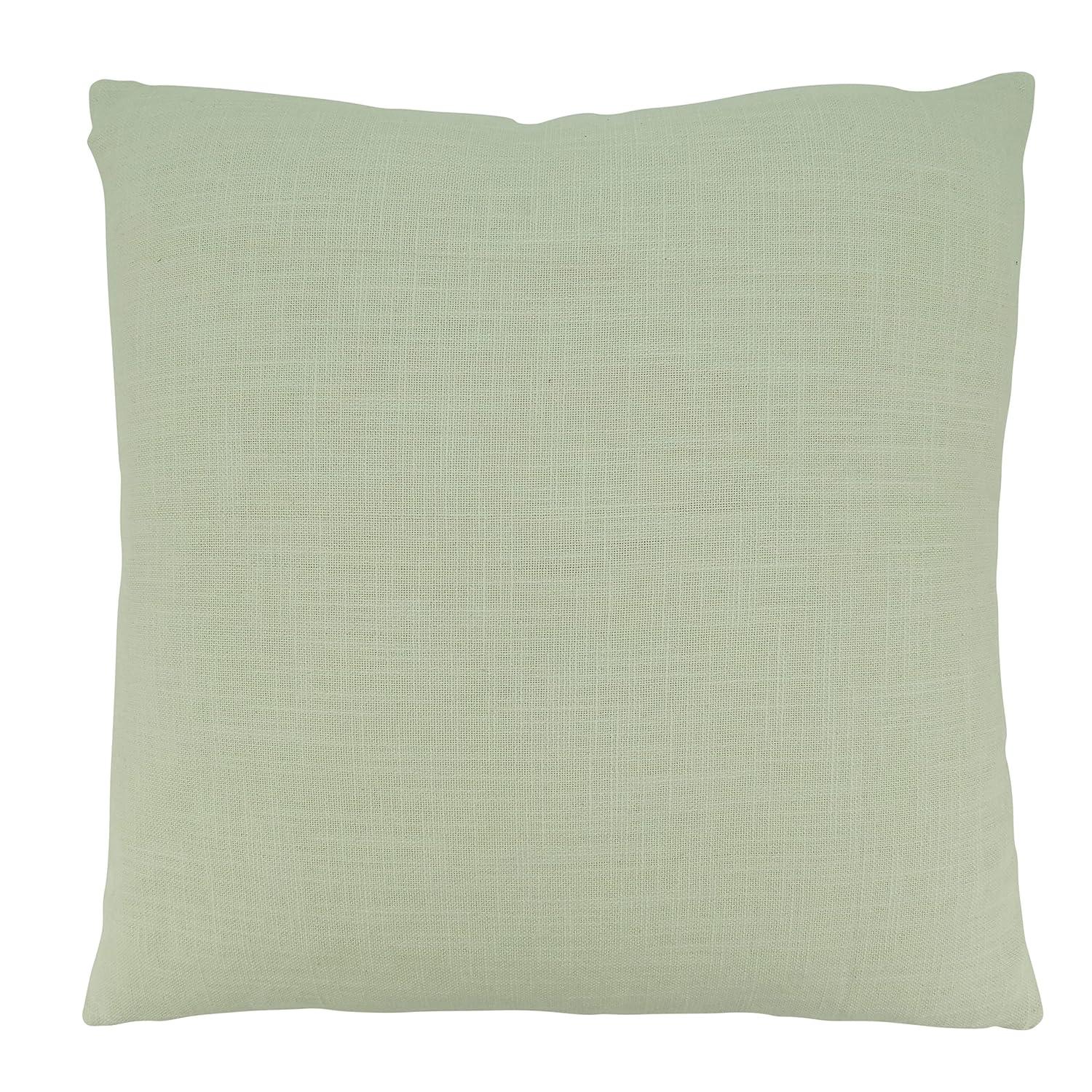 Saro Lifestyle Band Design Throw Pillow Cover, 20", Beige