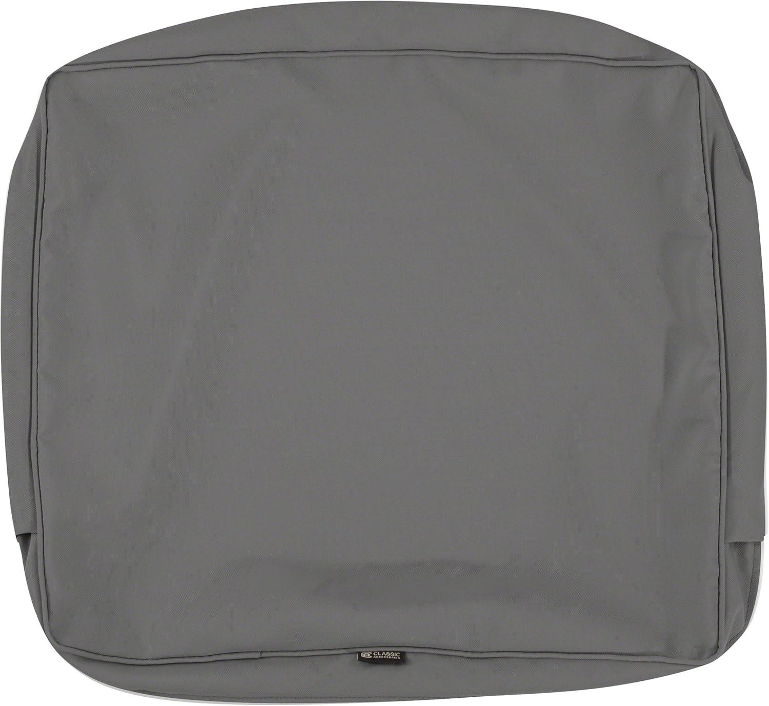 Classic Accessories 25"x22" Montlake Water Resistant Patio Lounge Back Cushion: FadeSafe, Zippered