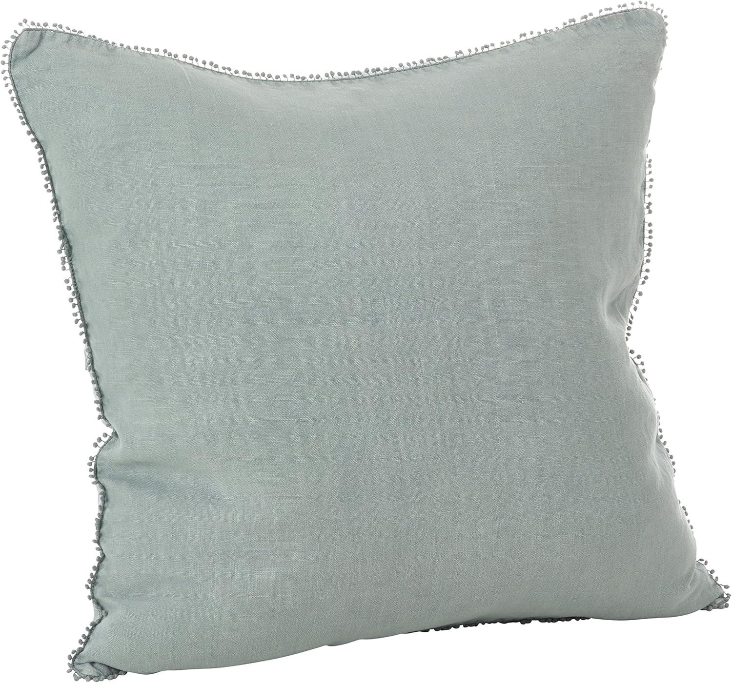 20"x20" Oversize Pom-Pom Design Square Throw Pillow - Saro Lifestyle