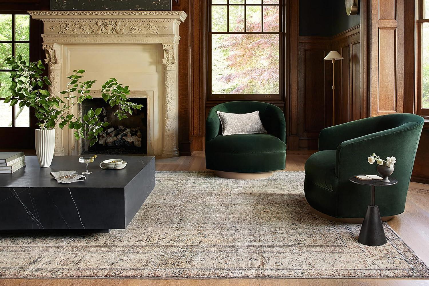 Loloi Margot Antique/Sage Area Rug feat. CloudPile