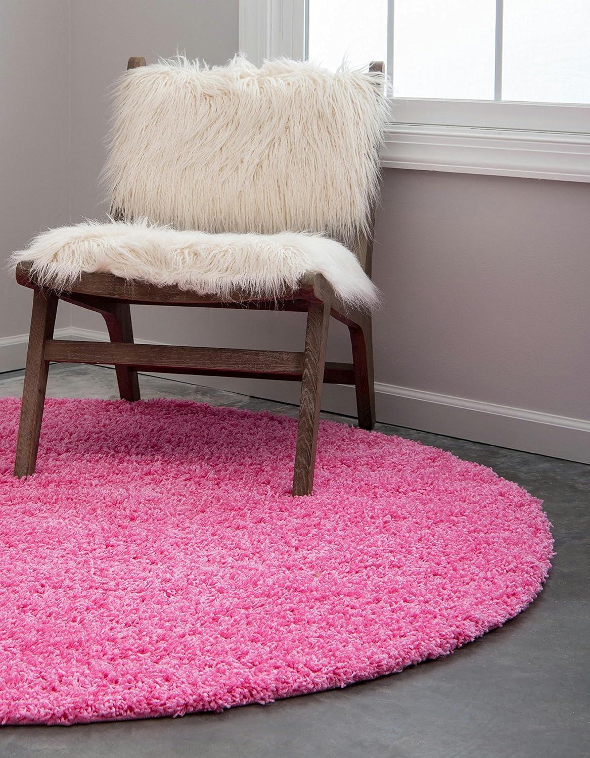 Unique Loom Solid Shag Solid Indoor Woven Area Rug