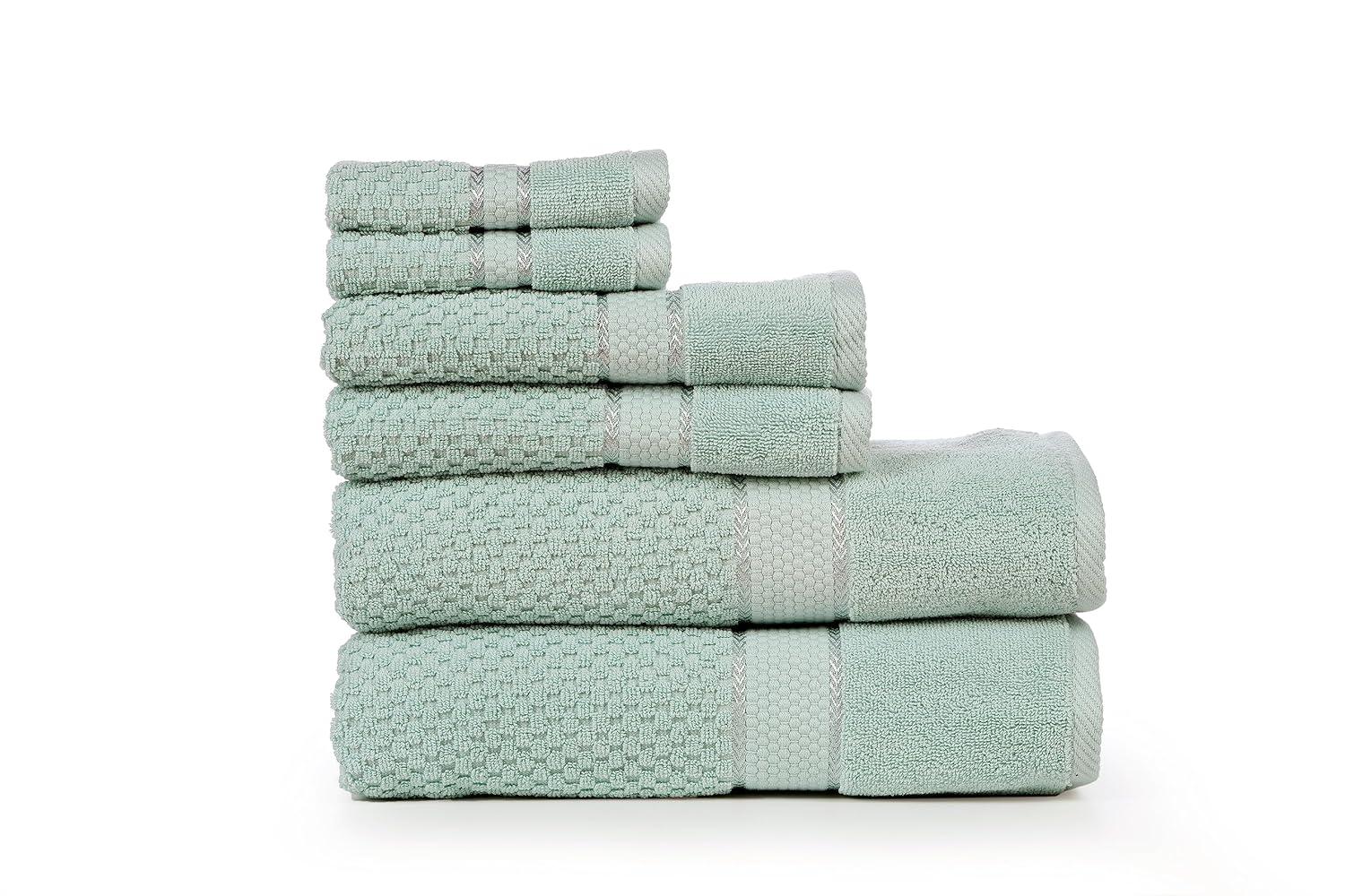 Ample Decor Mulaayam 100% Cotton Popcorn Textured Towel Collection
