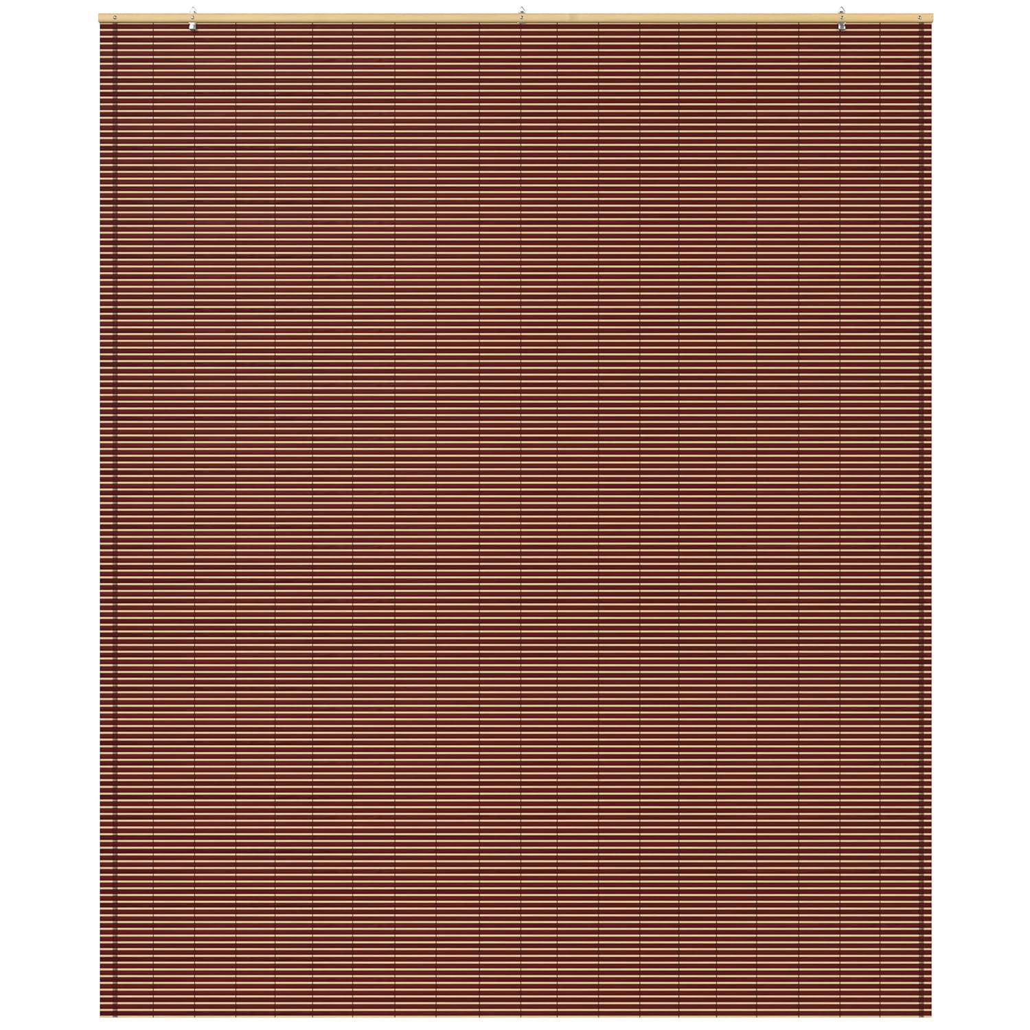 Bamboo Cordless Window Shade - Mahogany 60" W