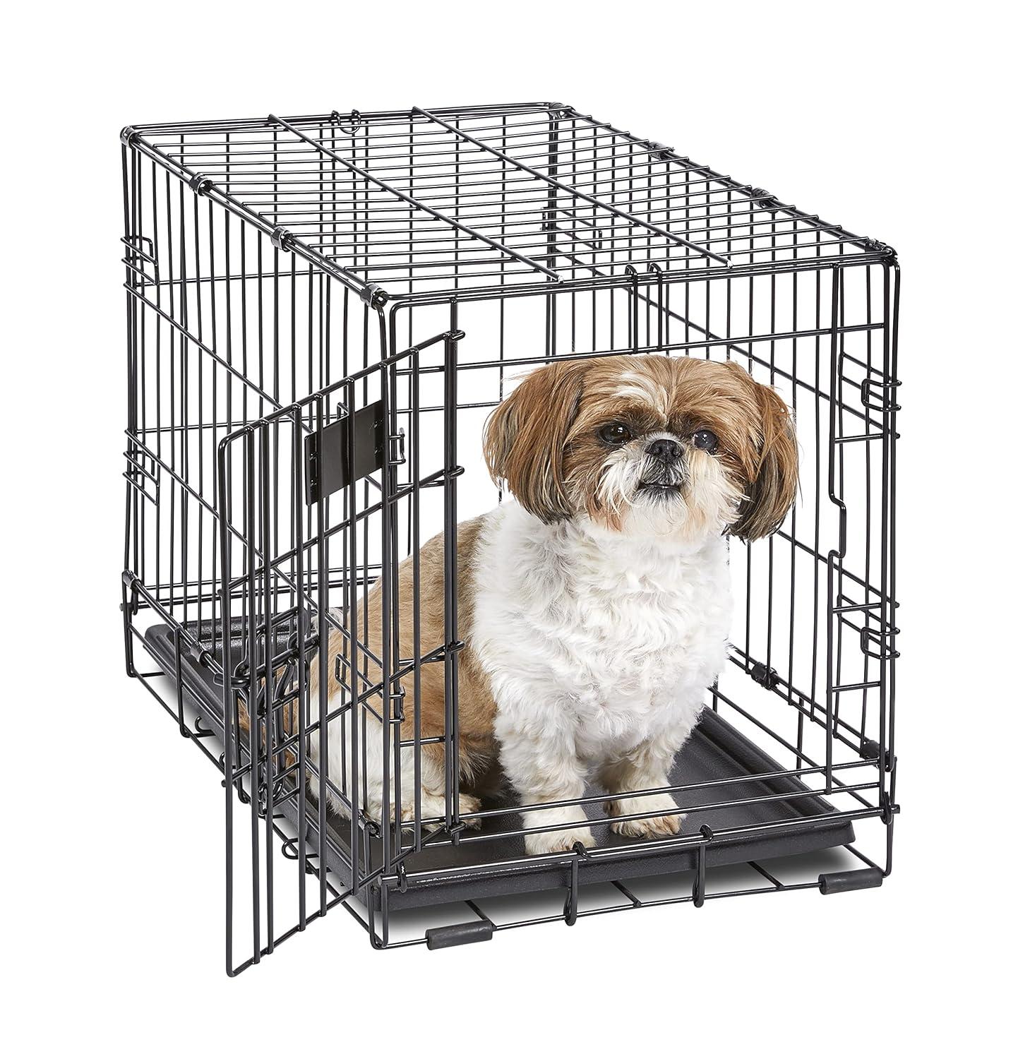 Midwest Homes For Pets MidWest Homes for Pets Newly Enhanced Single Door iCrate Dog Crate Includes Divider Panel