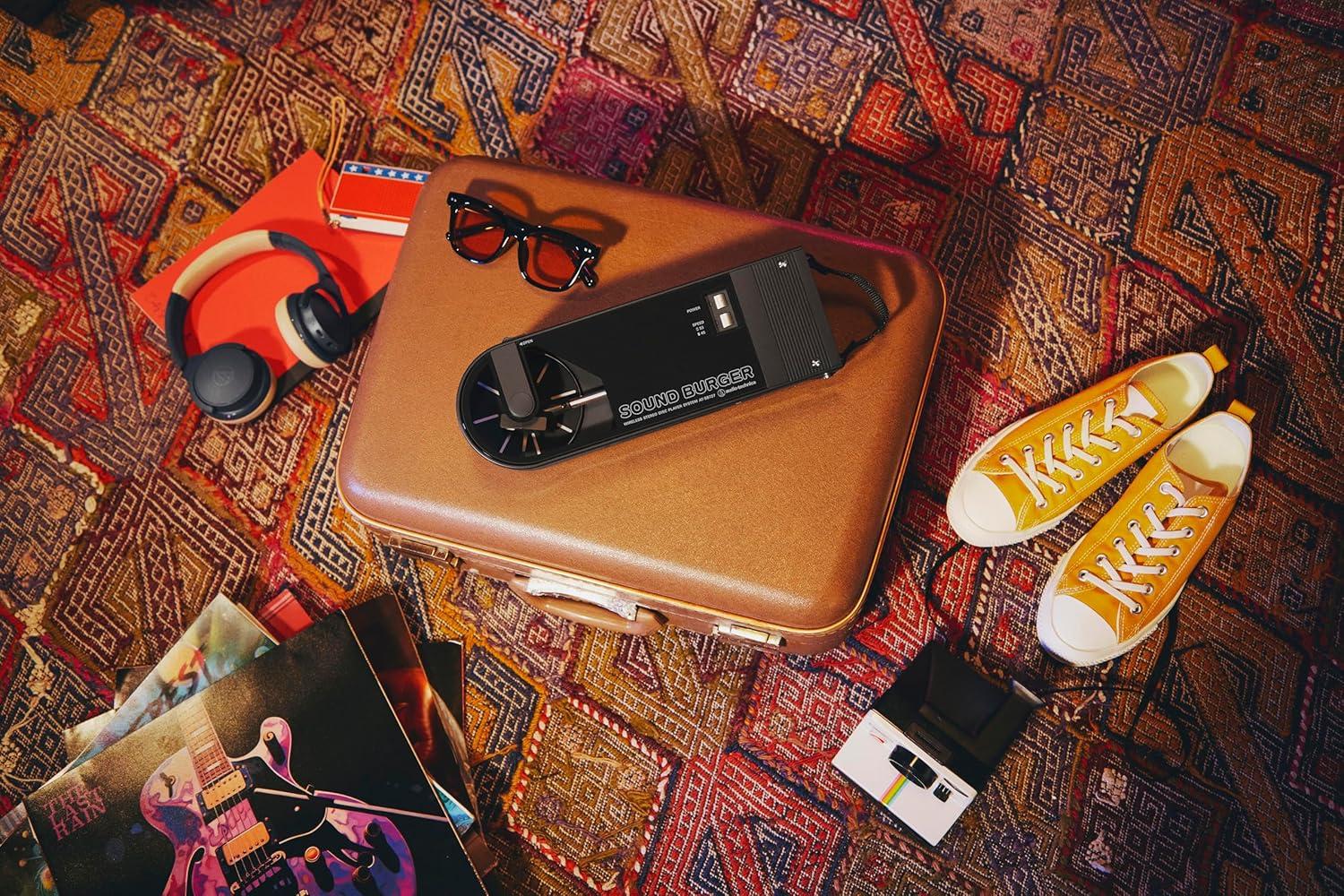 Audio-Technica Sound Burger Portable Bluetooth Turntable