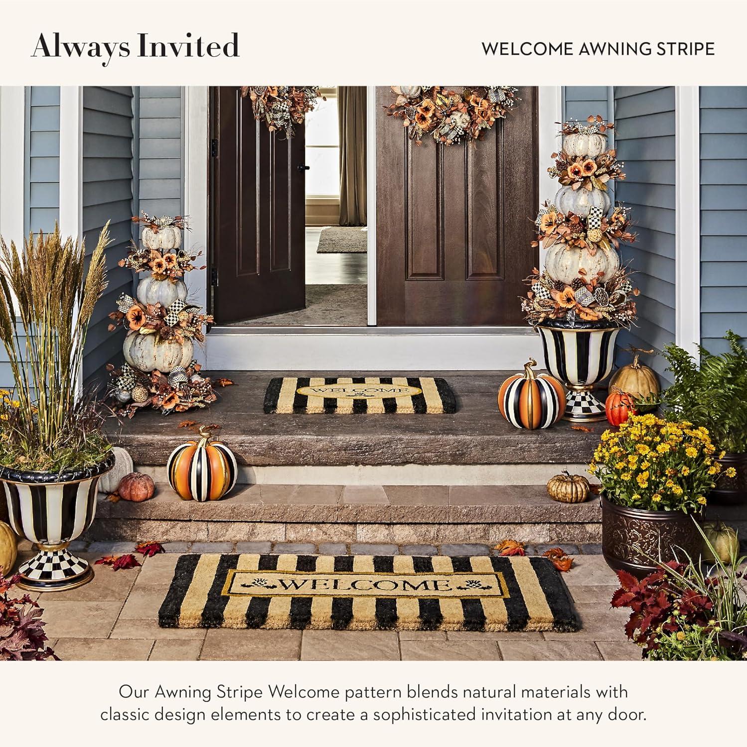 MacKenzie-Childs Flower Market Double Door Entrance Mat