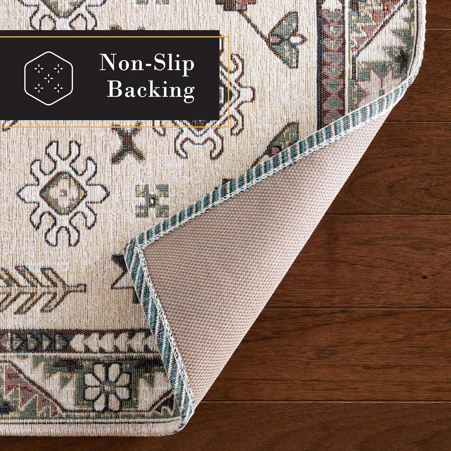 Town & Country Living TOWN & COUNTRY LUXE Livie Everwash Non-Slip Backing Kitchen Mat