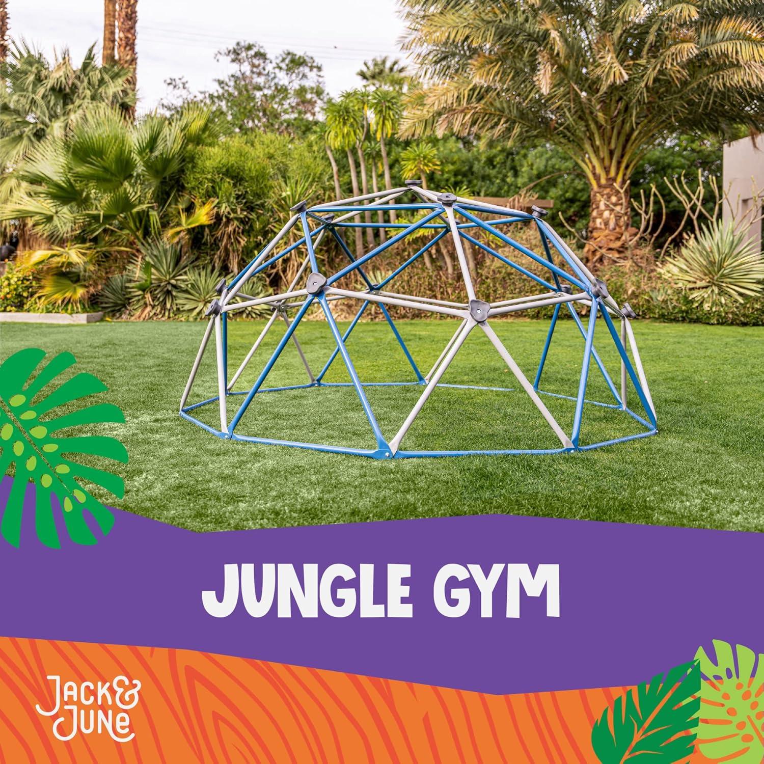 Jack & June Free-Standing Powder-Coated, UV Resistant Steel Jungle Gym Climber