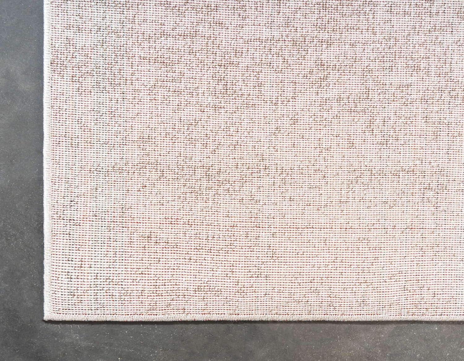 Unique Loom Del Mar Collection Area Rug - Lucille (5' 1" x 8' Rectangle Bone Beige)