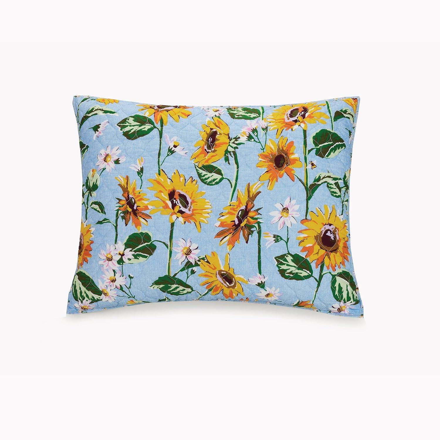 Vera Bradley Vera Bradley Sunflower Sky 3 Piece Quilt Set