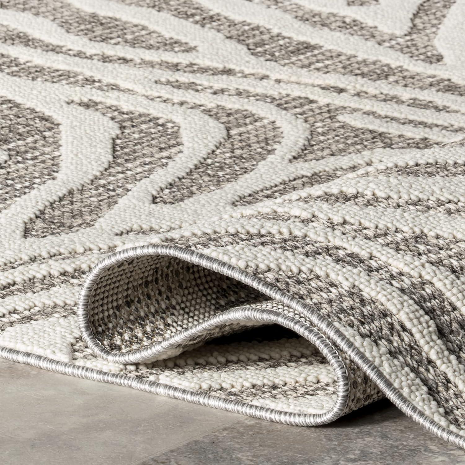 nuLOOM Corina Zebra Indoor/Outdoor Patio Area Rug