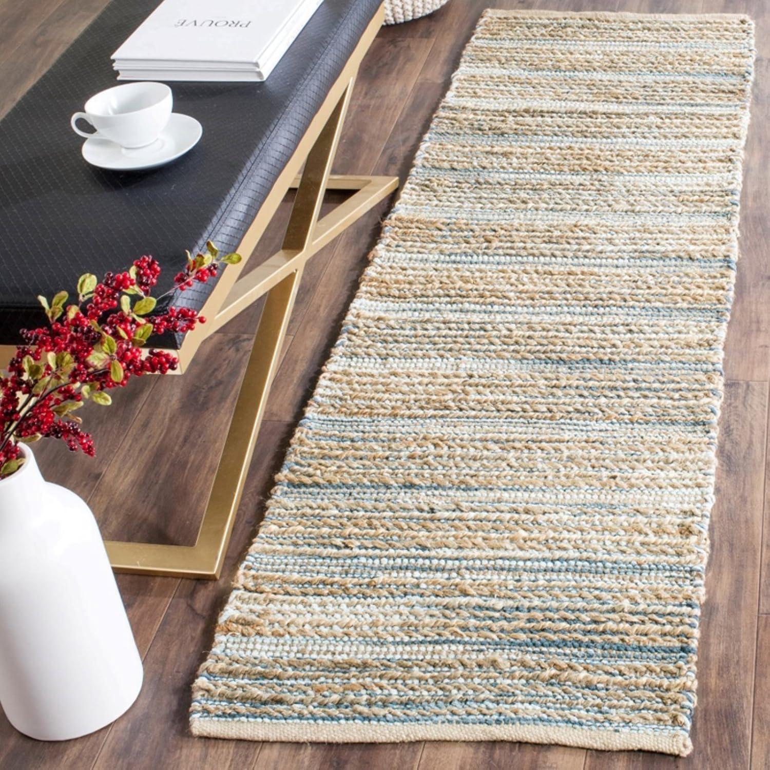 Cape Cod CAP851 Woven Indoor Runner Rug - Orange - 2'3"x8' - Safavieh