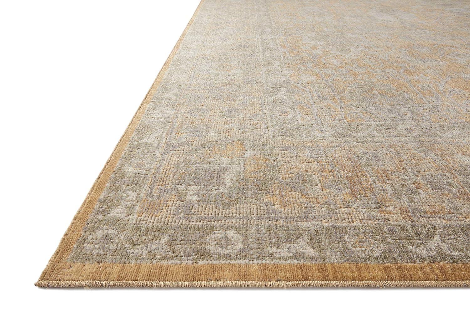 Chris Loves Julia x Loloi Rosemarie Oriental Gold/Sand Area Rug