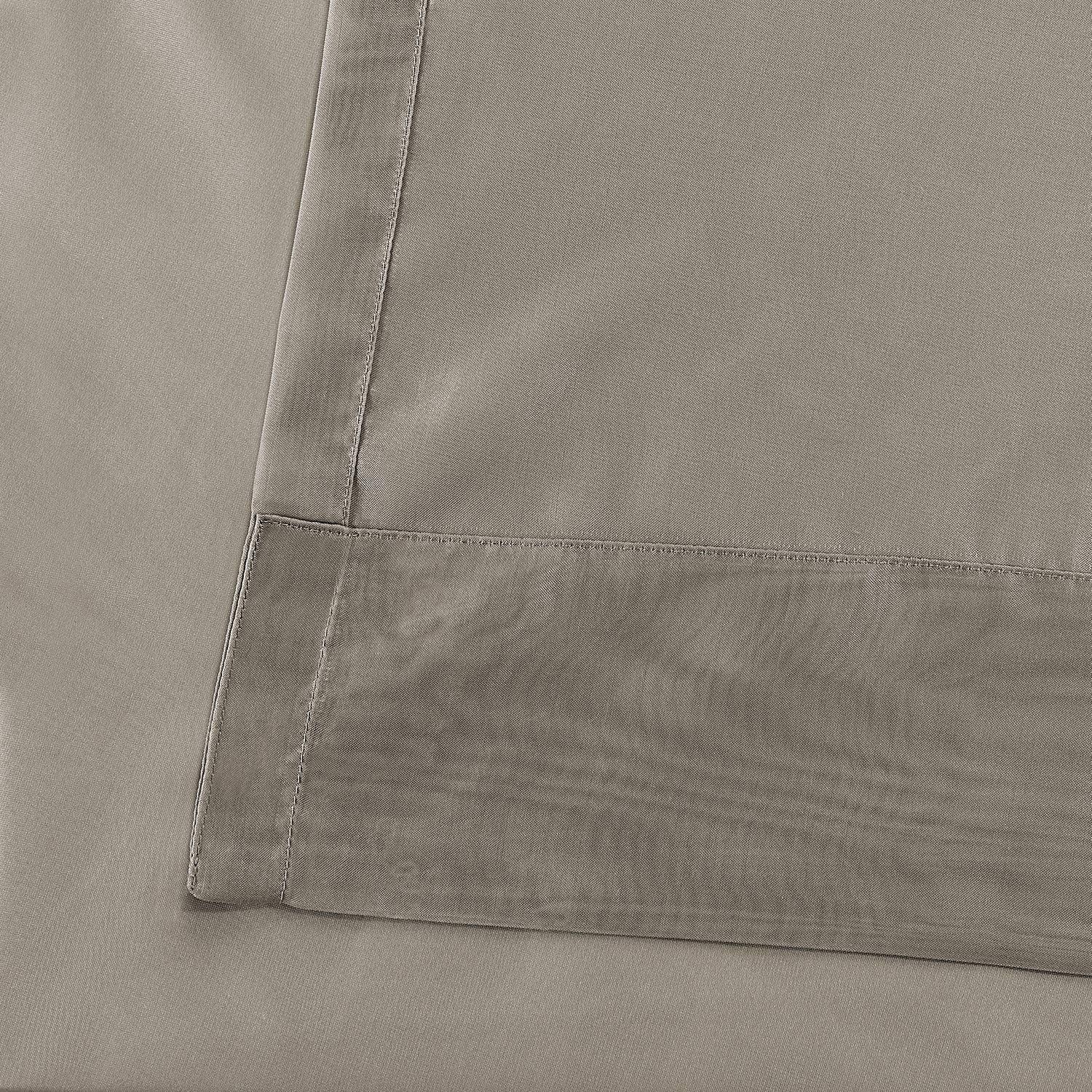 White Sheer Velvet Polyester Rod Pocket Curtain Panel