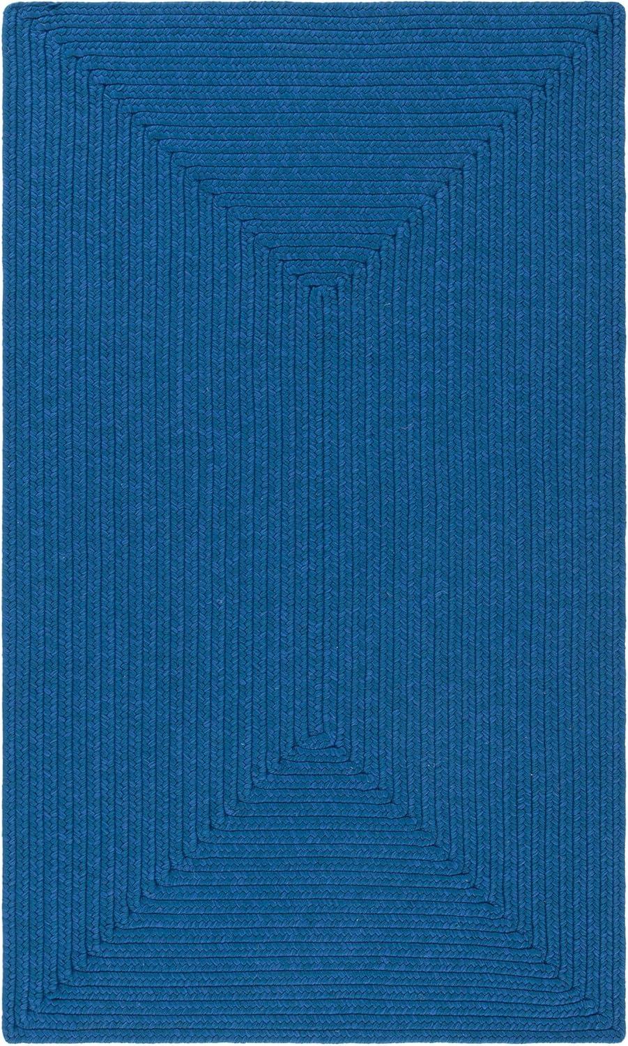 Braided BRD315 Hand Woven Accent Rug - Blue - 2'x3' - Safavieh.