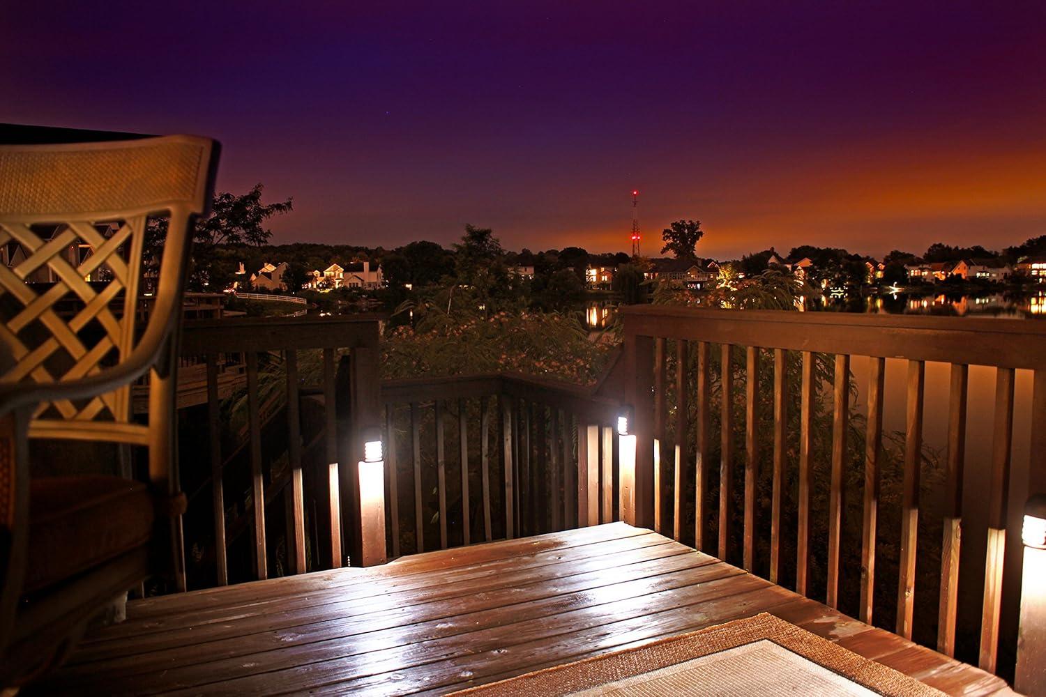 Xodus Innovations Low Voltage Battery Powered Integrated LED Deck Light
