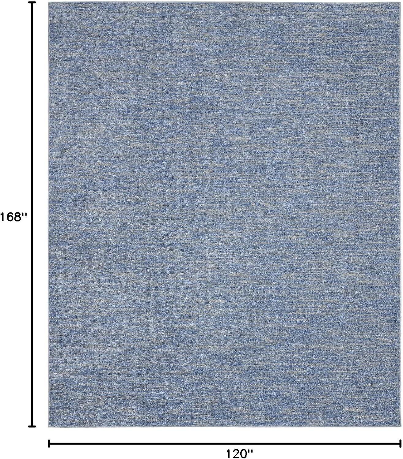 Nourison Nourison Essentials NRE01 Indoor/outdoor Area Rug - Blue/Grey 10' x 14'