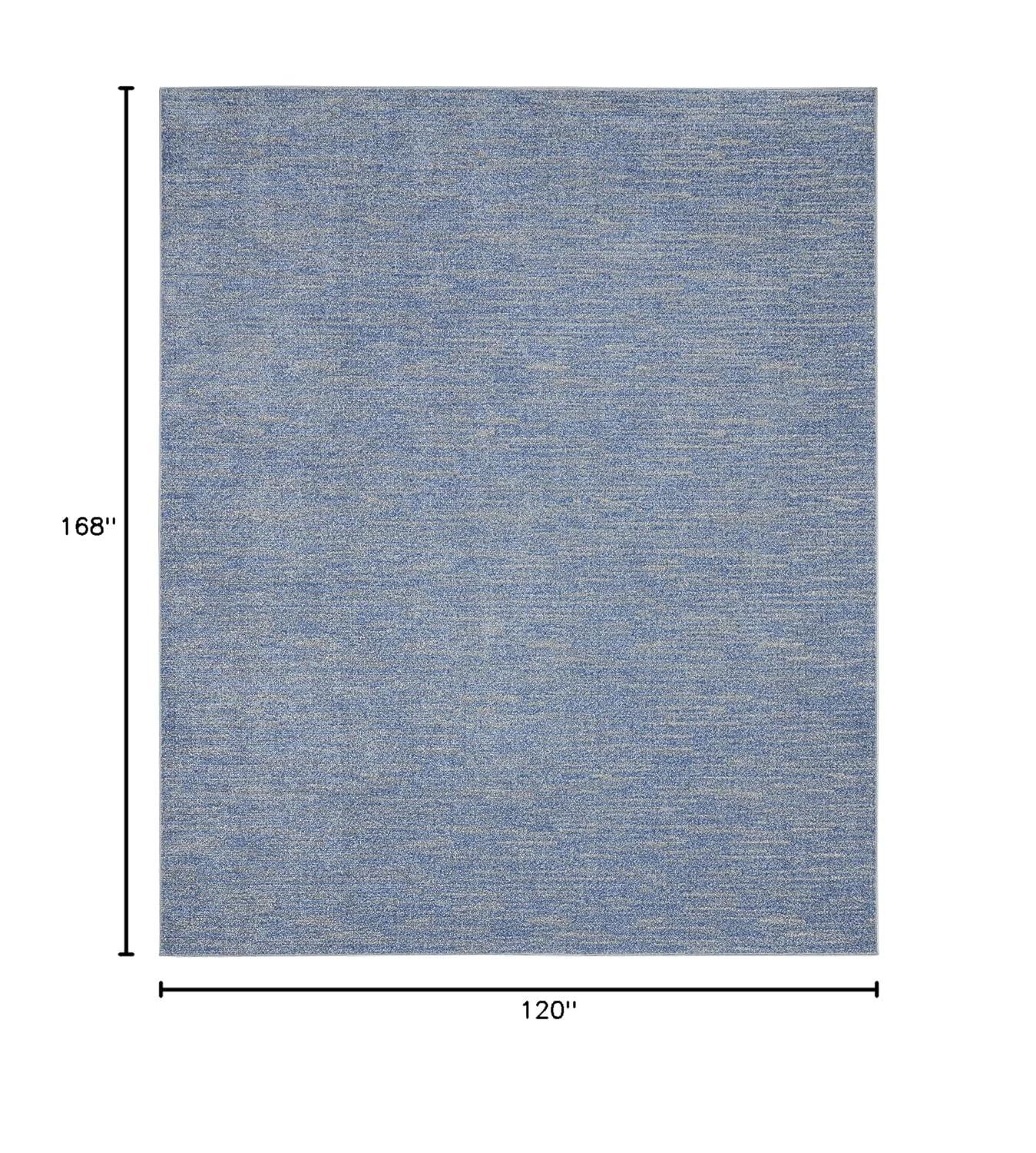 Nourison Nourison Essentials NRE01 Indoor/outdoor Area Rug - Blue/Grey 10' x 14'