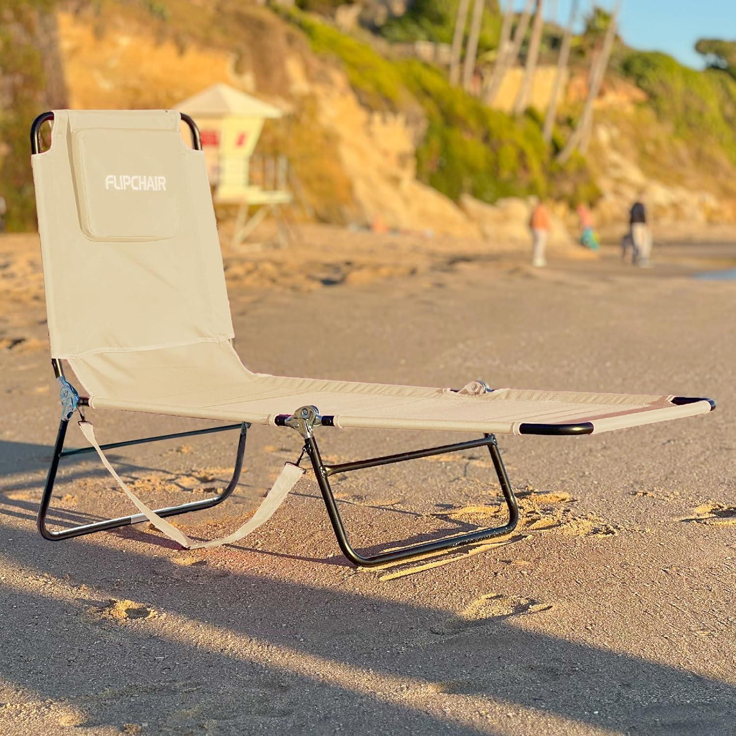 EasyGo Products Adjustable Pool Chair Outdoor Chaise Lounges Set of Black