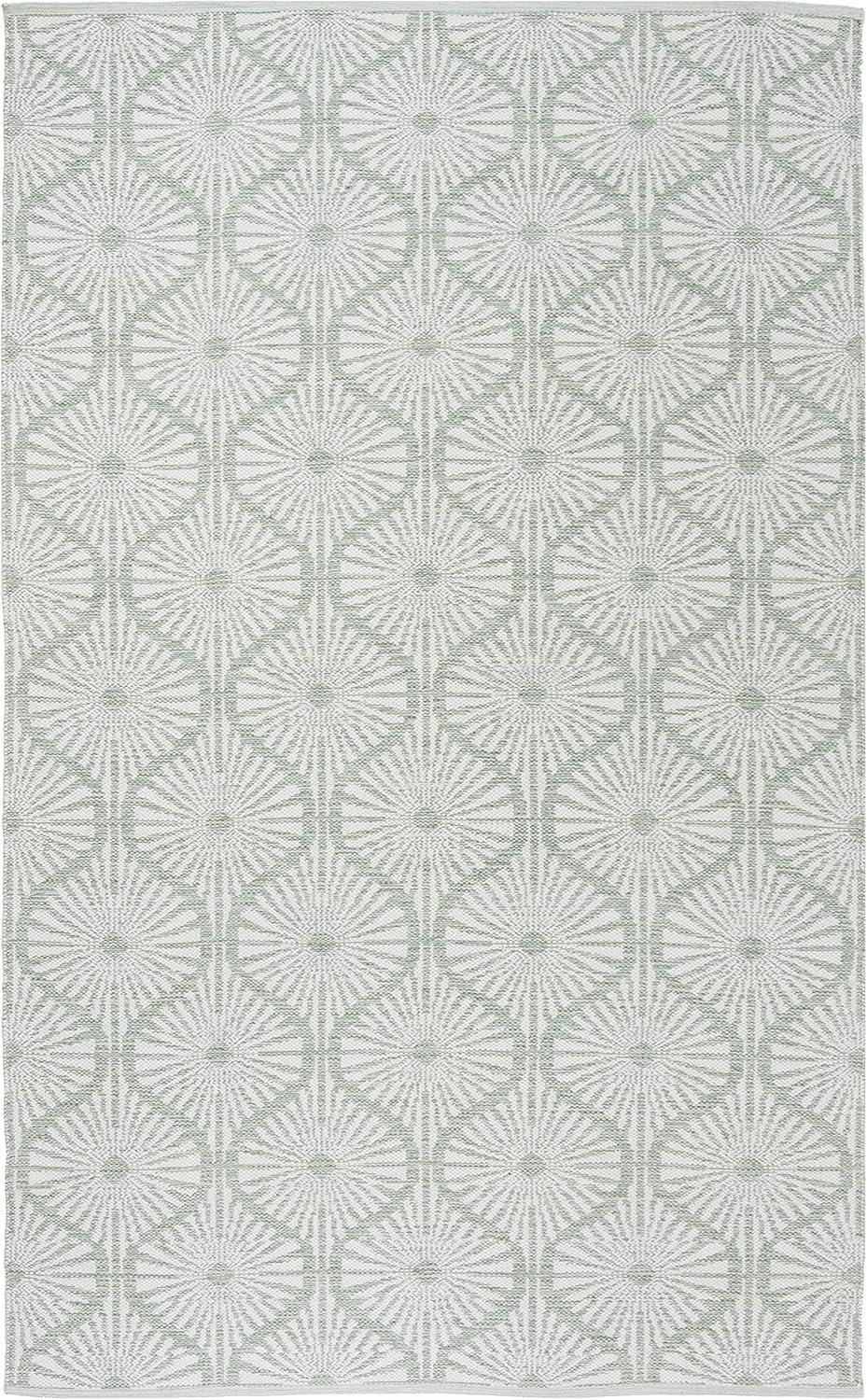 Montauk MTK606 Hand Woven Indoor Area Rug - Light Green/Ivory - 5'x8' - Safavieh