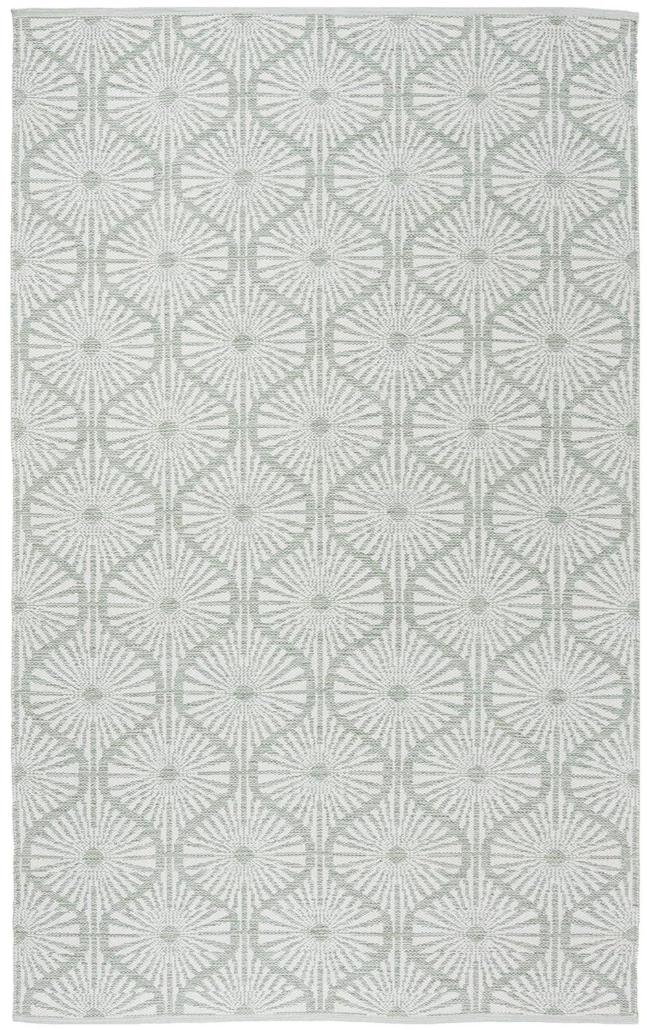 Montauk MTK606 Hand Woven Indoor Area Rug - Light Green/Ivory - 5'x8' - Safavieh