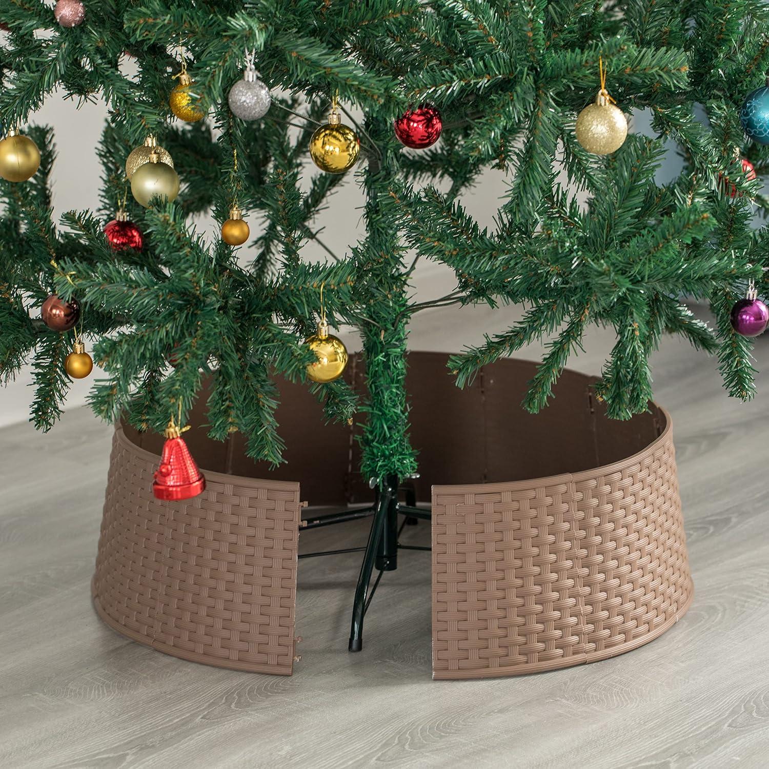 Large Rattan Collar Tree Skirt