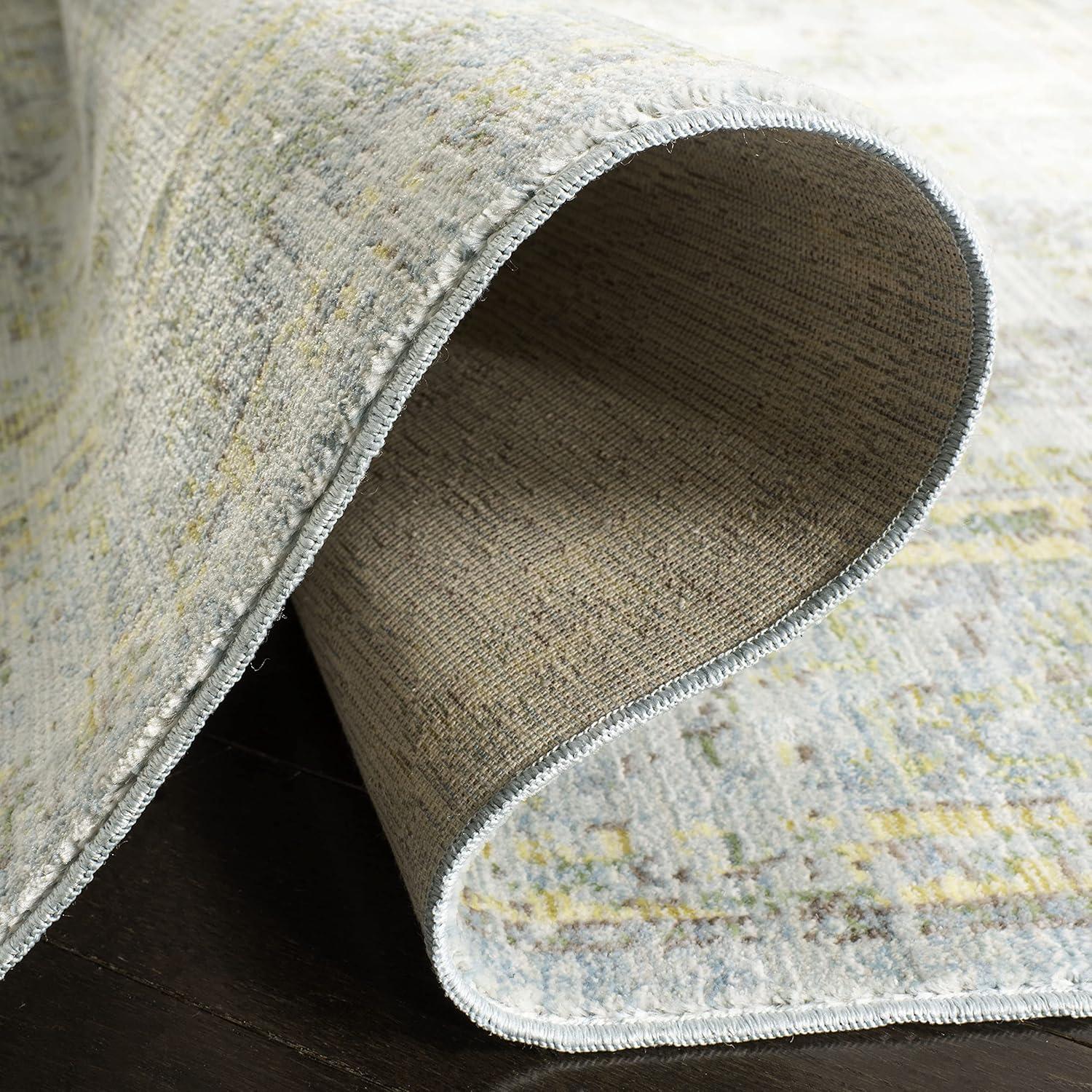 Valencia VAL113 Power Loomed Indoor Area Rug - Light Blue/Turquoise - 8'x10' - Safavieh