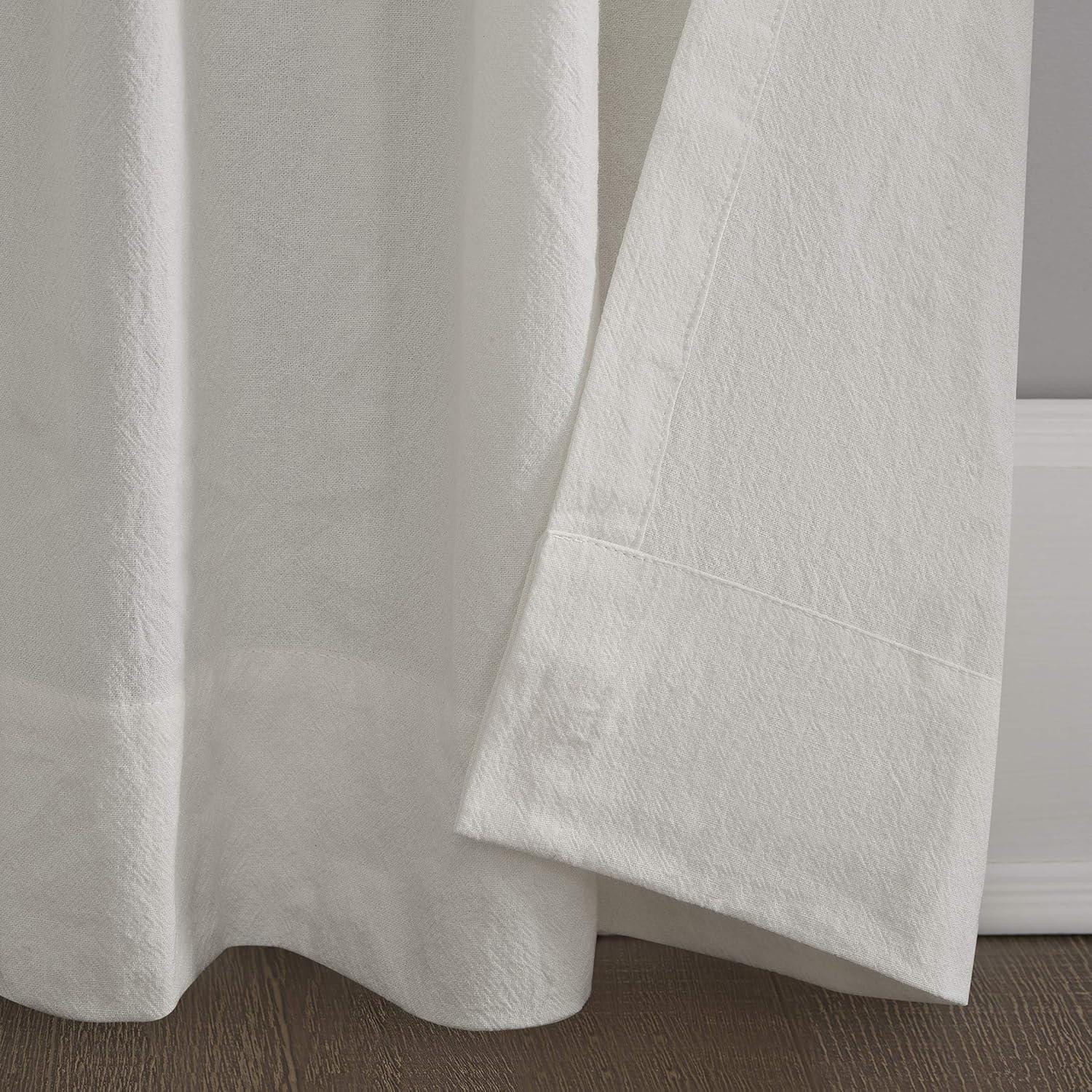 Archaeo Sarro Washed Cotton Semi-Sheer Tab Top Curtain Panel