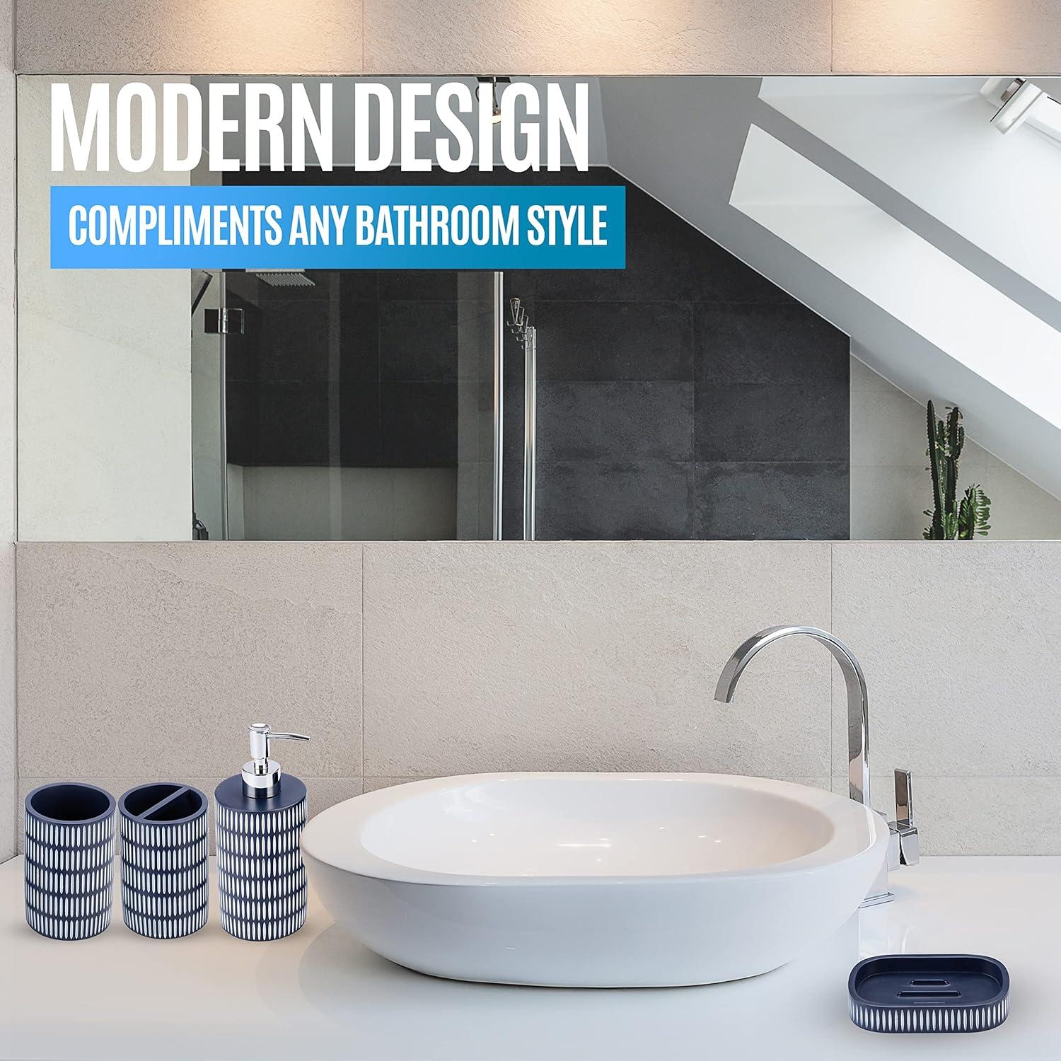 Bungalow Rose Tethys Bathroom Accessory Set (Set of 4)