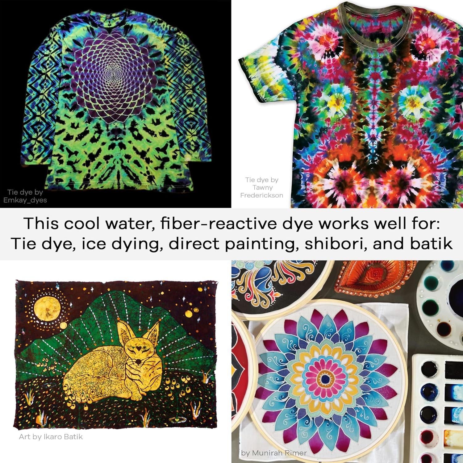 Jacquard Procion MX Fiber Reactive Dye, Jet Black