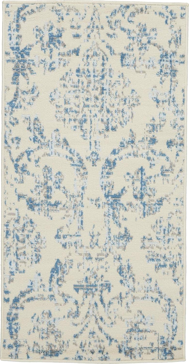 Nourison Jubilant Farmhouse Vintage Damask Area Rug