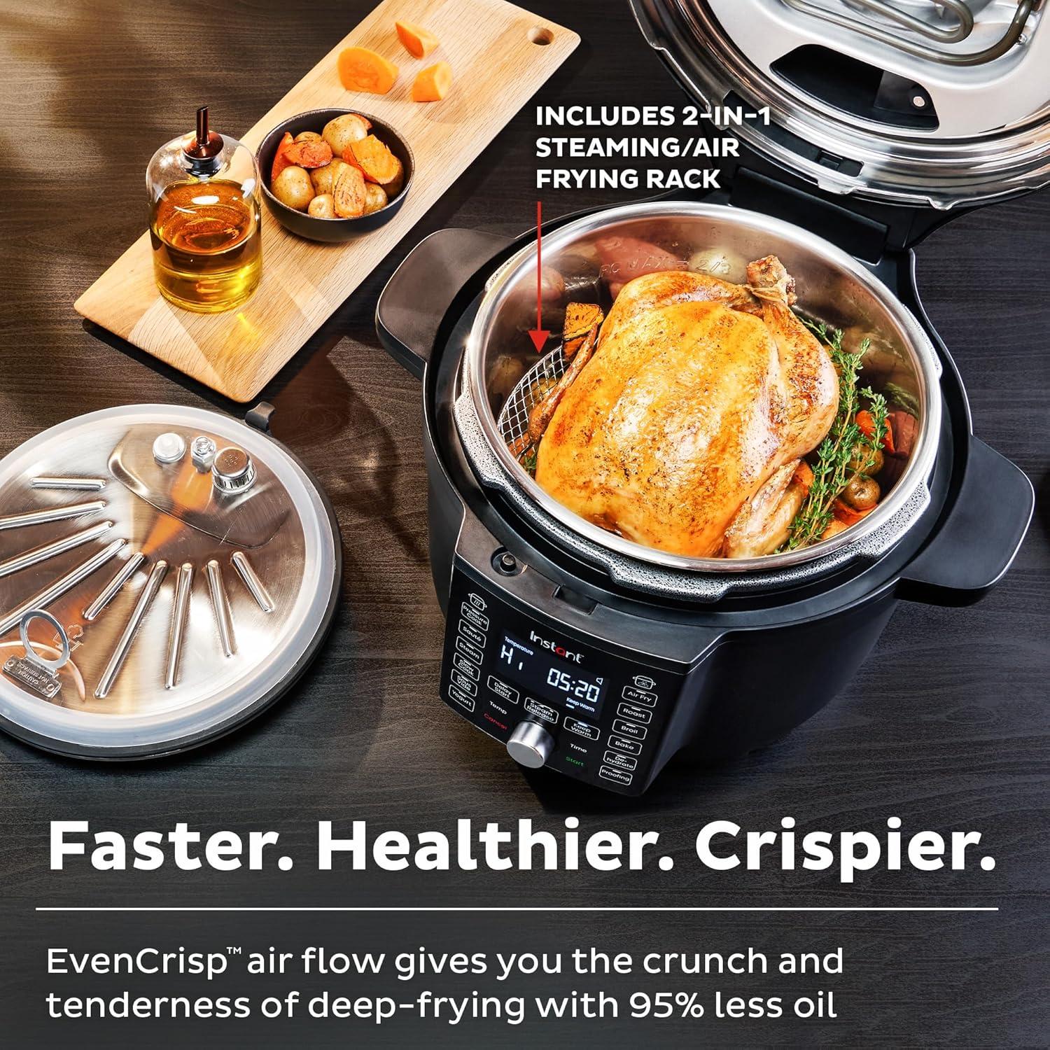 Instant Pot Duo Crisp 6.5 Qt. Air Fryer & Multi-Cooker with Ultimate Lid