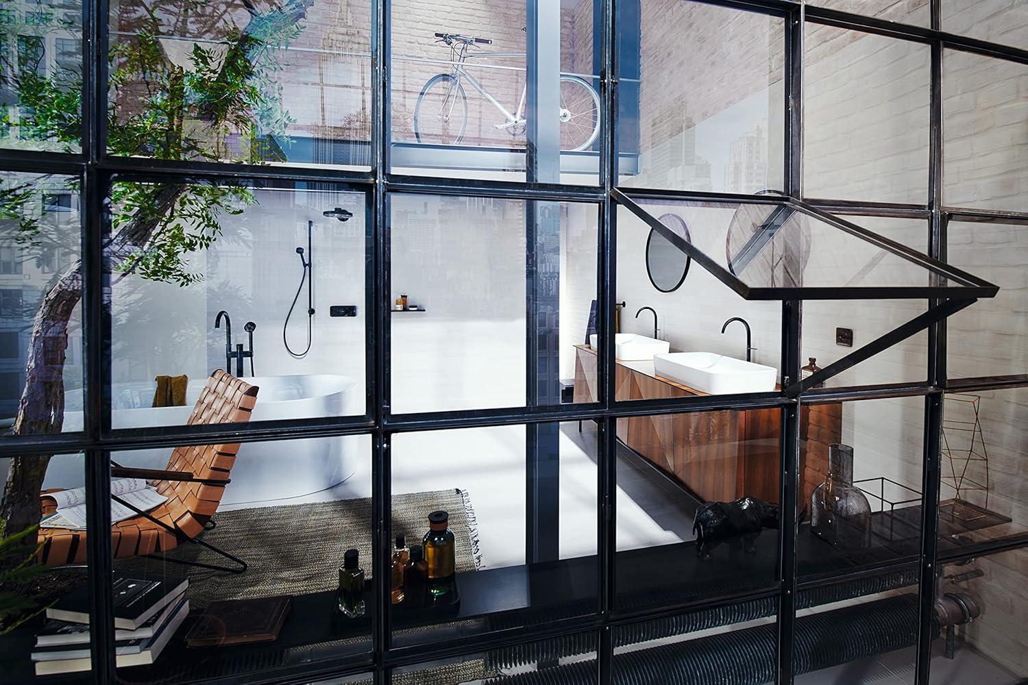 AXOR One Modern 4-Handle 10.63" Wide Thermostatic Shower Valve Trim 45713671