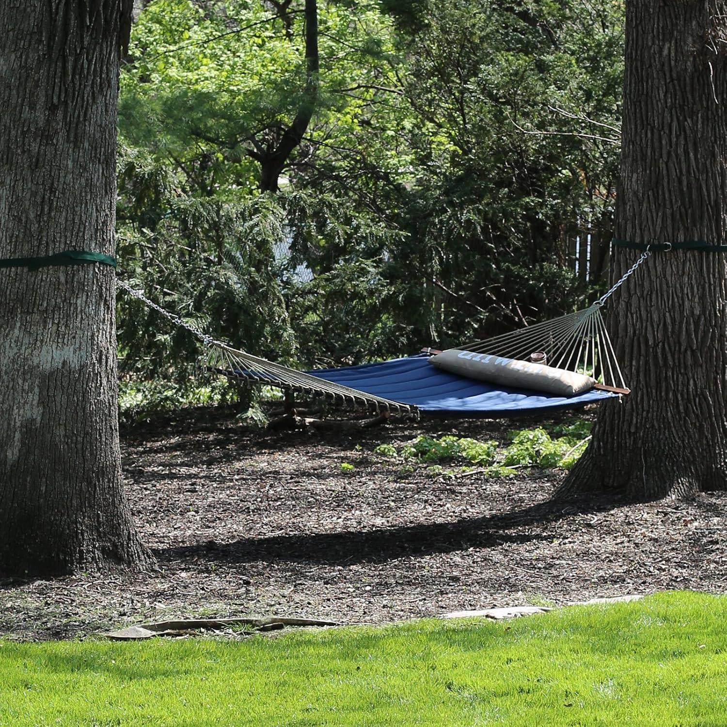 Green Polyester Tree Hugger Hammock Straps Set