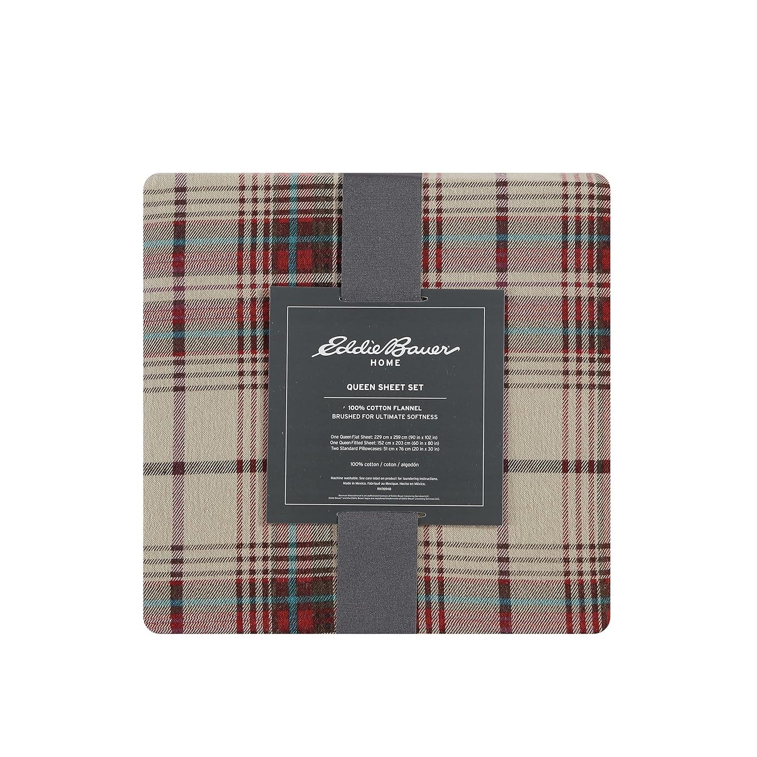 Eddie Bauer Eddie Bauer Cozy Cotton Flannel Sheet Sets