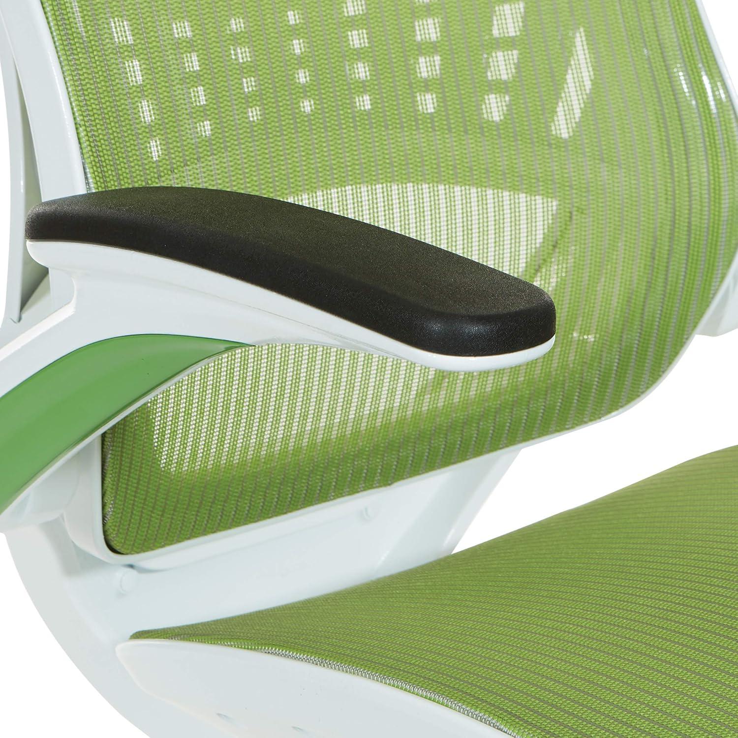 OSP Home Furnishings Riley Office Chair with Green Mesh