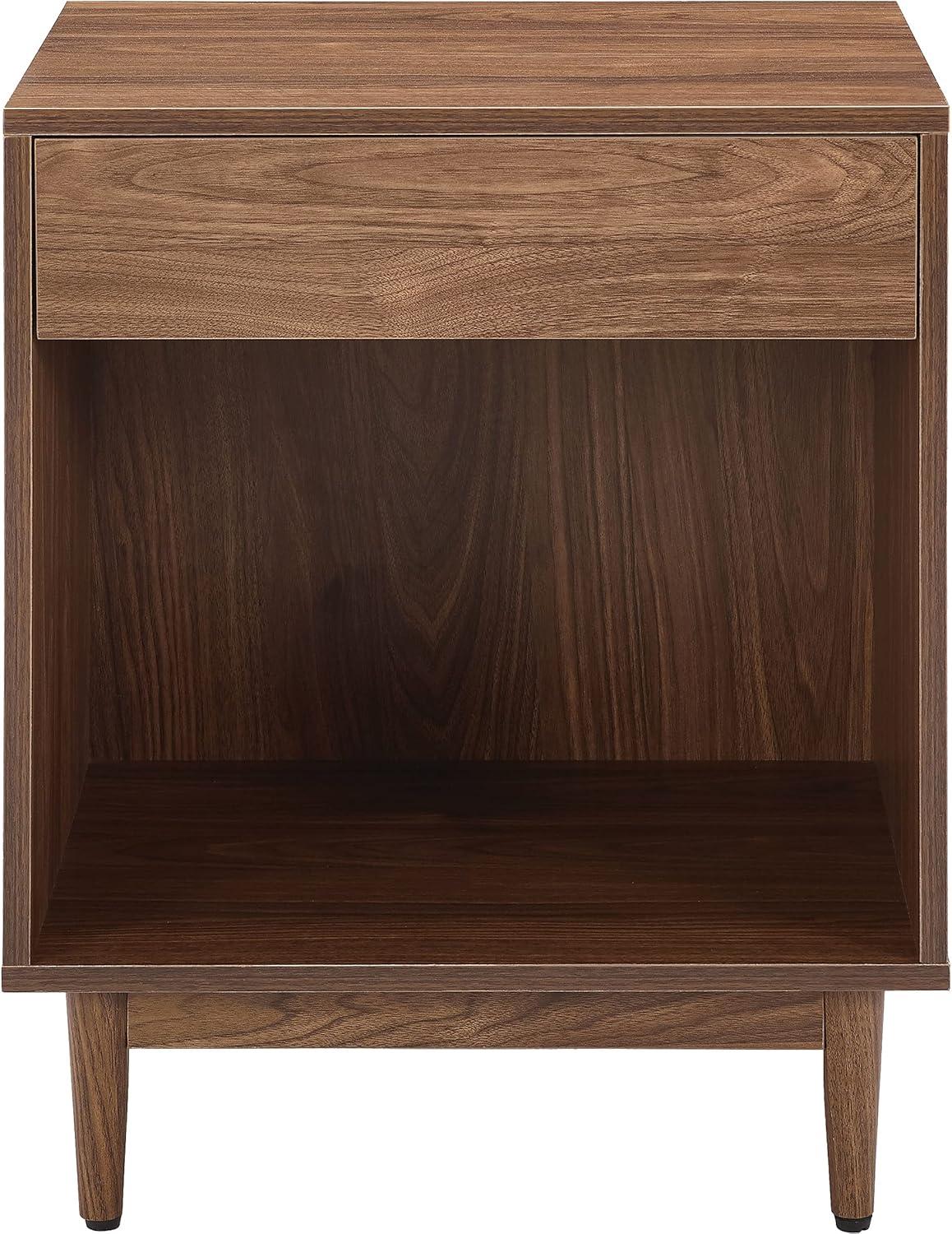 Liam Record Storage End Table Walnut - Crosley