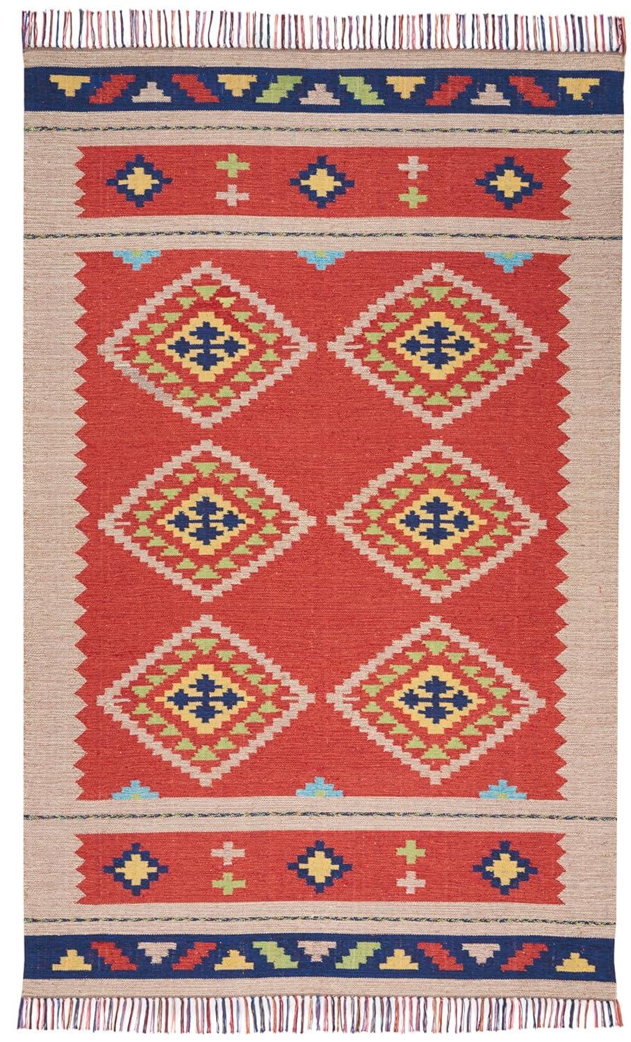 Nourison Baja Boho Geometric Southwestern Flatwoven Indoor Rug