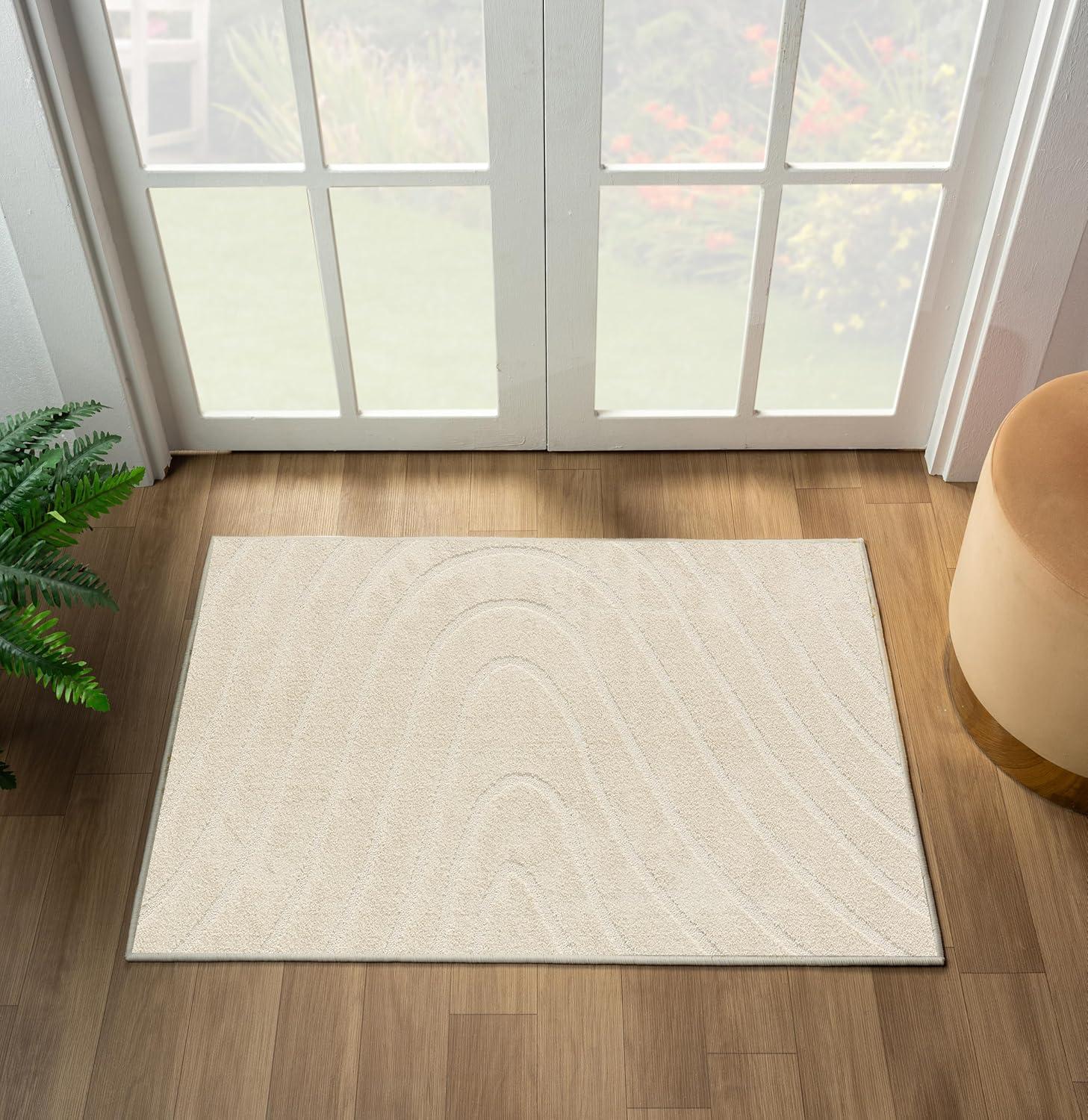 Luxe Weavers Modern Geometric Wave Area Rug