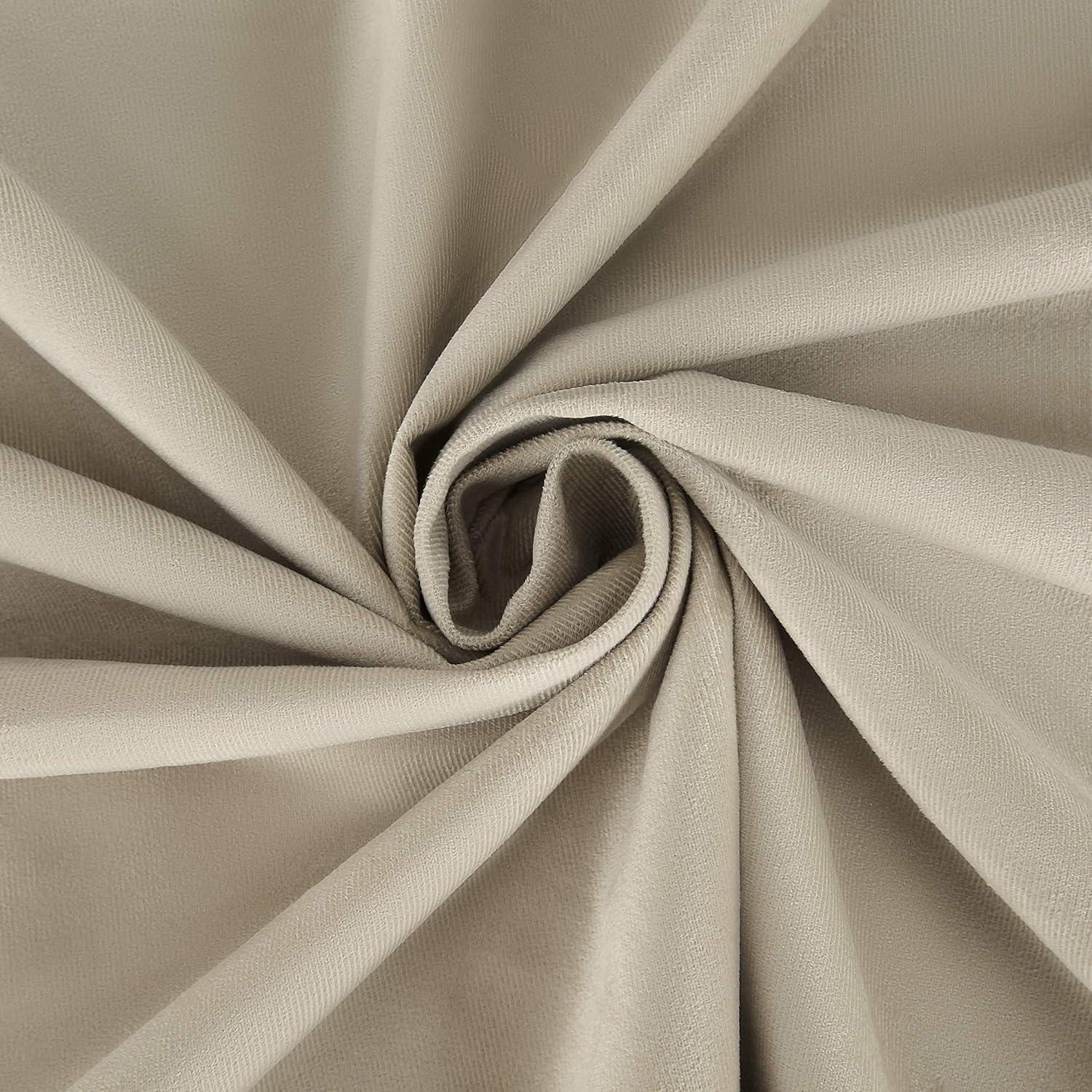 Sun Zero Velvet Noise Reducing Thermal Extreme 100% Blackout Back Tab Curtain Panel