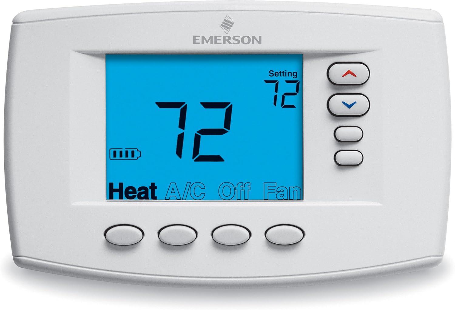 Emerson White 7-Day Programmable Digital Thermostat