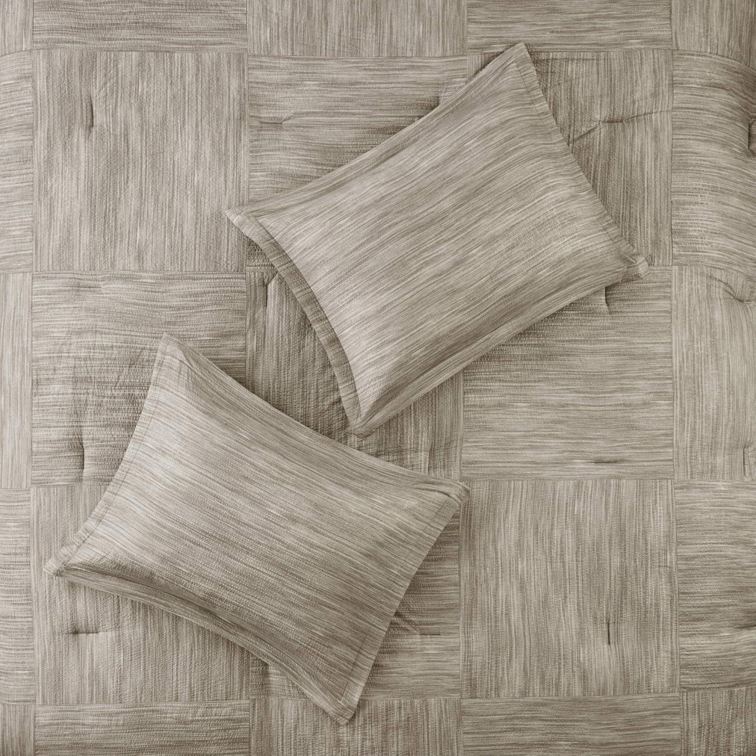 Madison Park Walter 7 Piece Printed Weave Seersucker Comforter Set