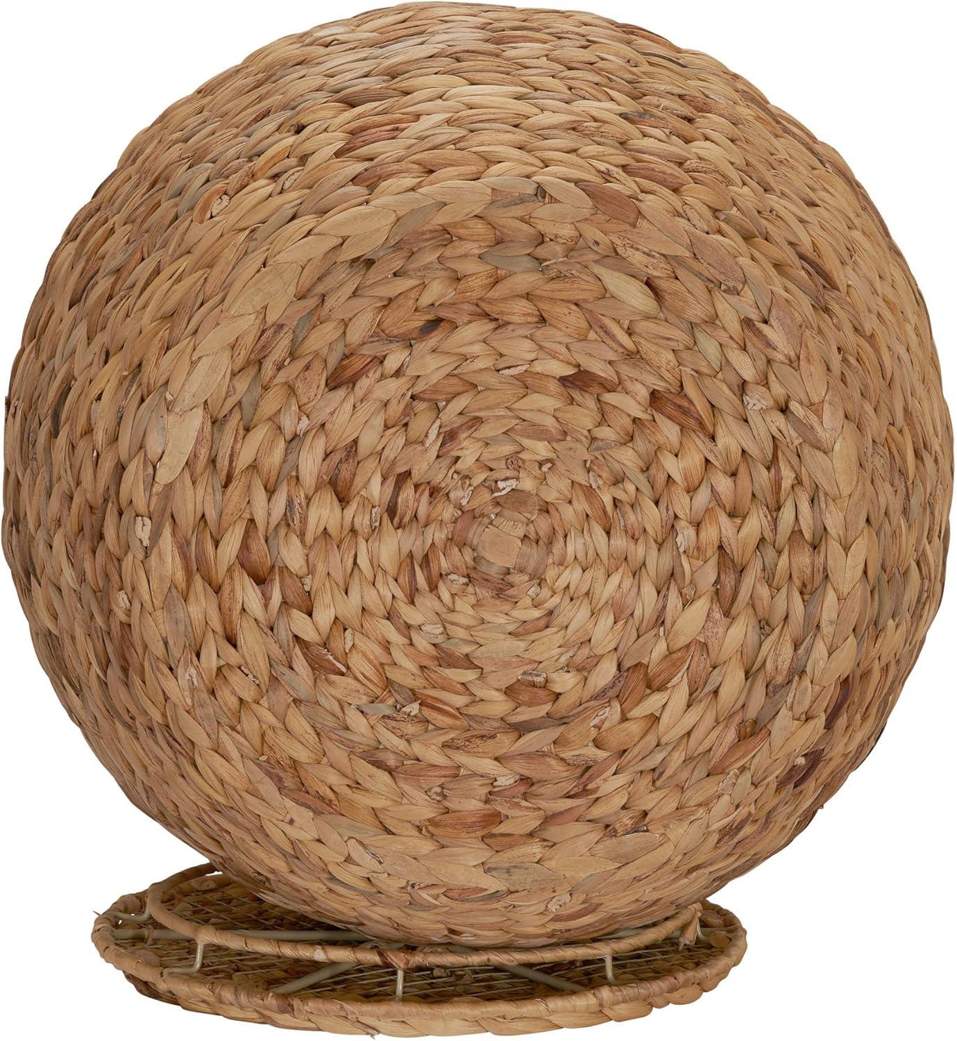 Household Essentials Ml-4105 Barrel Storage Tub W-Lid | Water Hyacinth