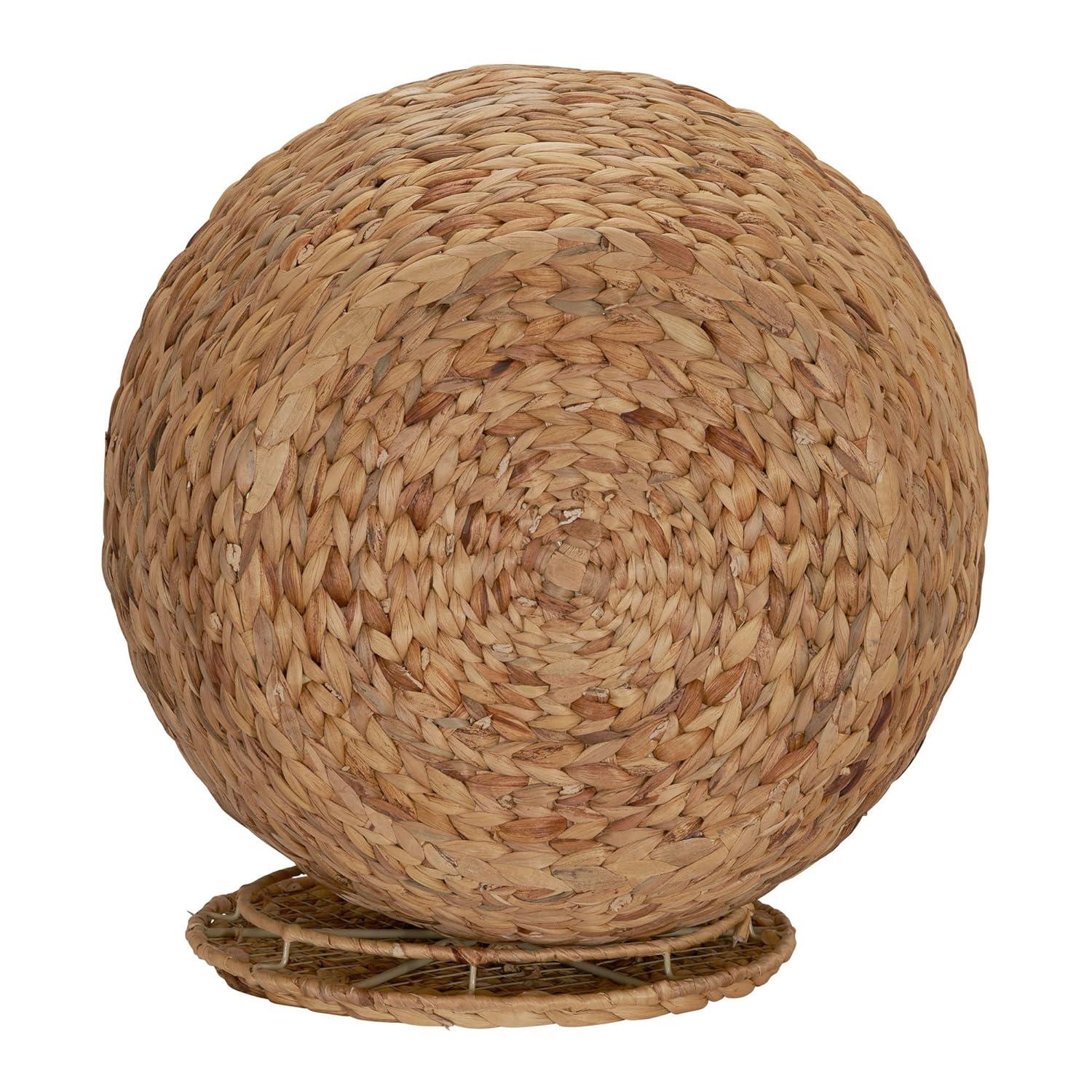 Household Essentials Ml-4105 Barrel Storage Tub W-Lid | Water Hyacinth