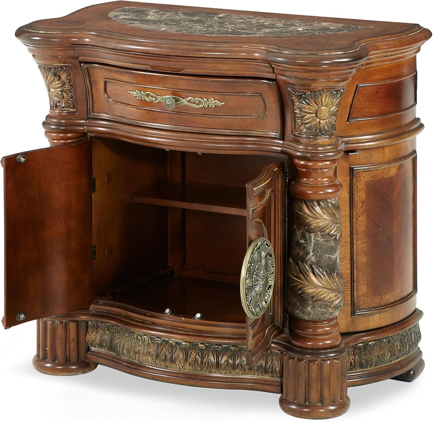 Villa Valencia Solid Wood Bedside Chest