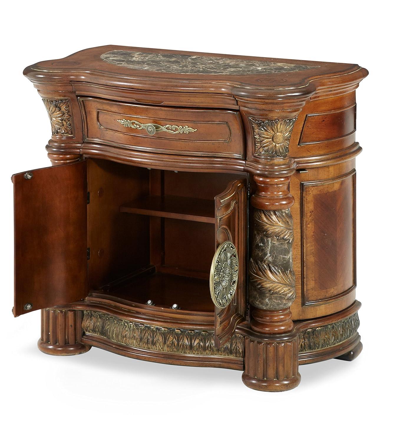 Villa Valencia Solid Wood Bedside Chest