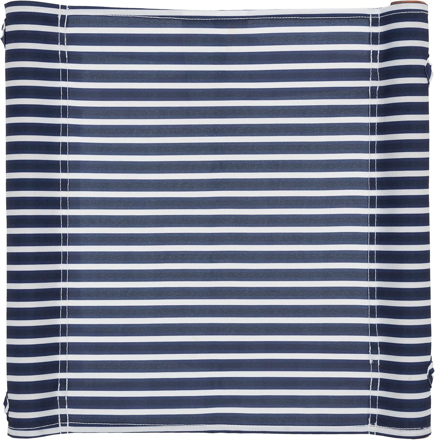 Breanne Stool Indoor/Outdoor (Set Of 2) - PAT7053 - Natural/Navy Stripe - Safavieh