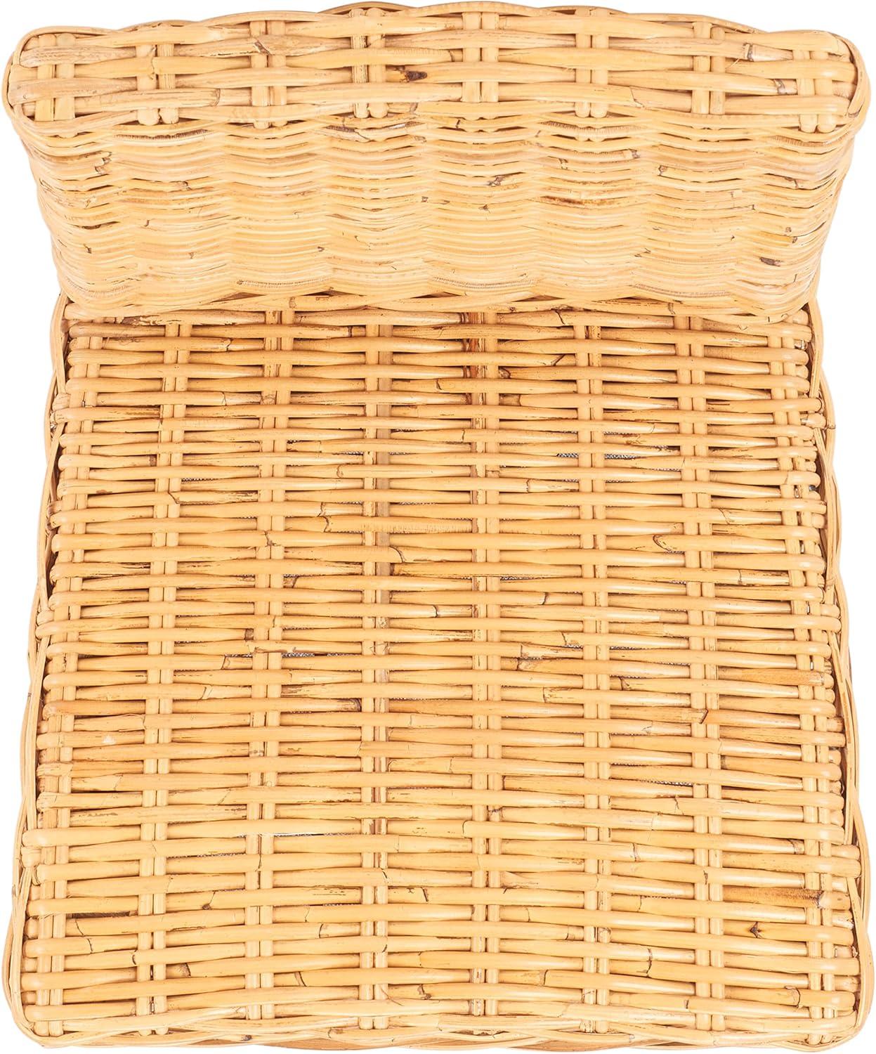 Tobie Rattan Counter Stool - BST6501 - Natural/Golden Brown - Safavieh