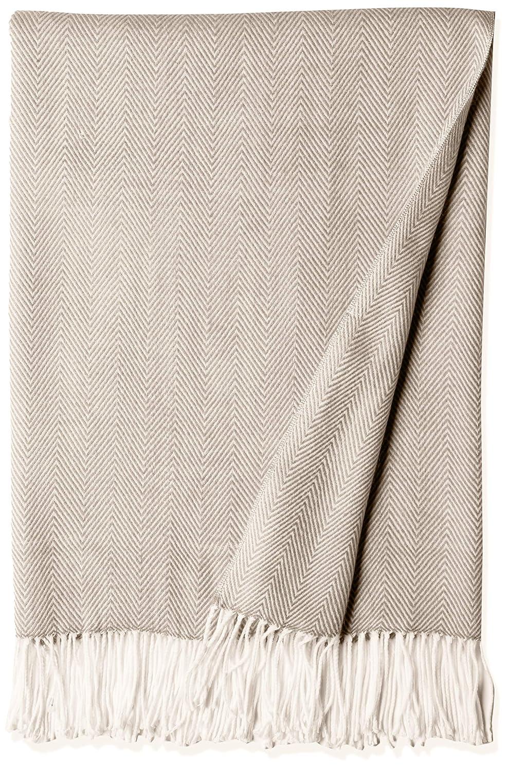 Saro Sevan Collection Hand Woven Throw Blanket
