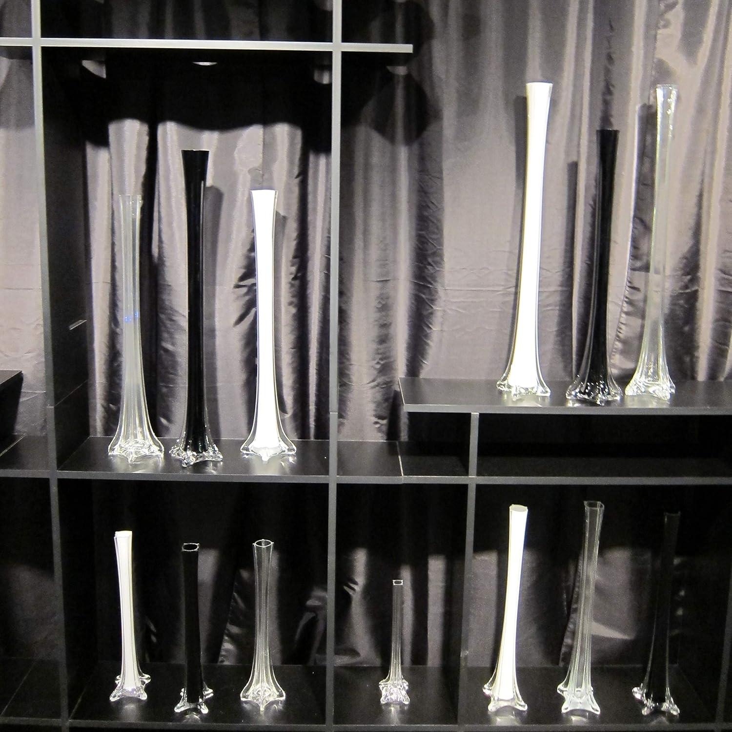 87187 24 in. Tower Vase, Clear